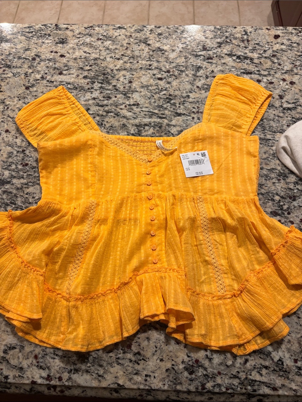 Bright Orange AE Flowy Tank